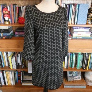 NWT Max Studio Black & Gray Heavy Knit Shift Dress